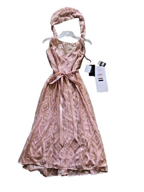 Morilee Dresses & Skirts - NWT Morilee Angelina Faccenda #20481 Blush Gold Sequin Mesh Formal Dress Size 14